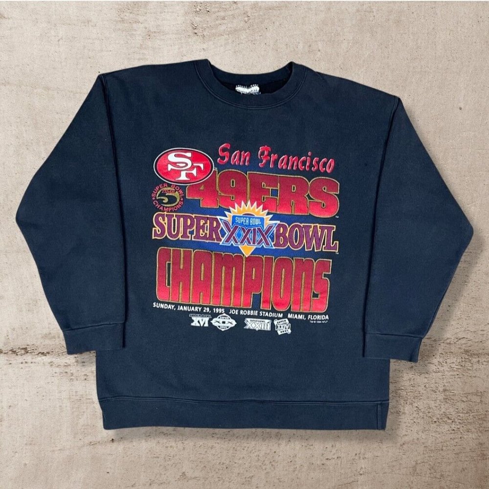 SAN FRANCISCO 49ERS SUPER BOWL XXIX 1995 SWEATSHIRT shirt